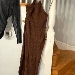 Abercrombie & Fitch Brown Maxi Dress